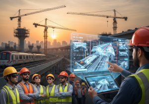 Delhi Metro Phase 4 Construction