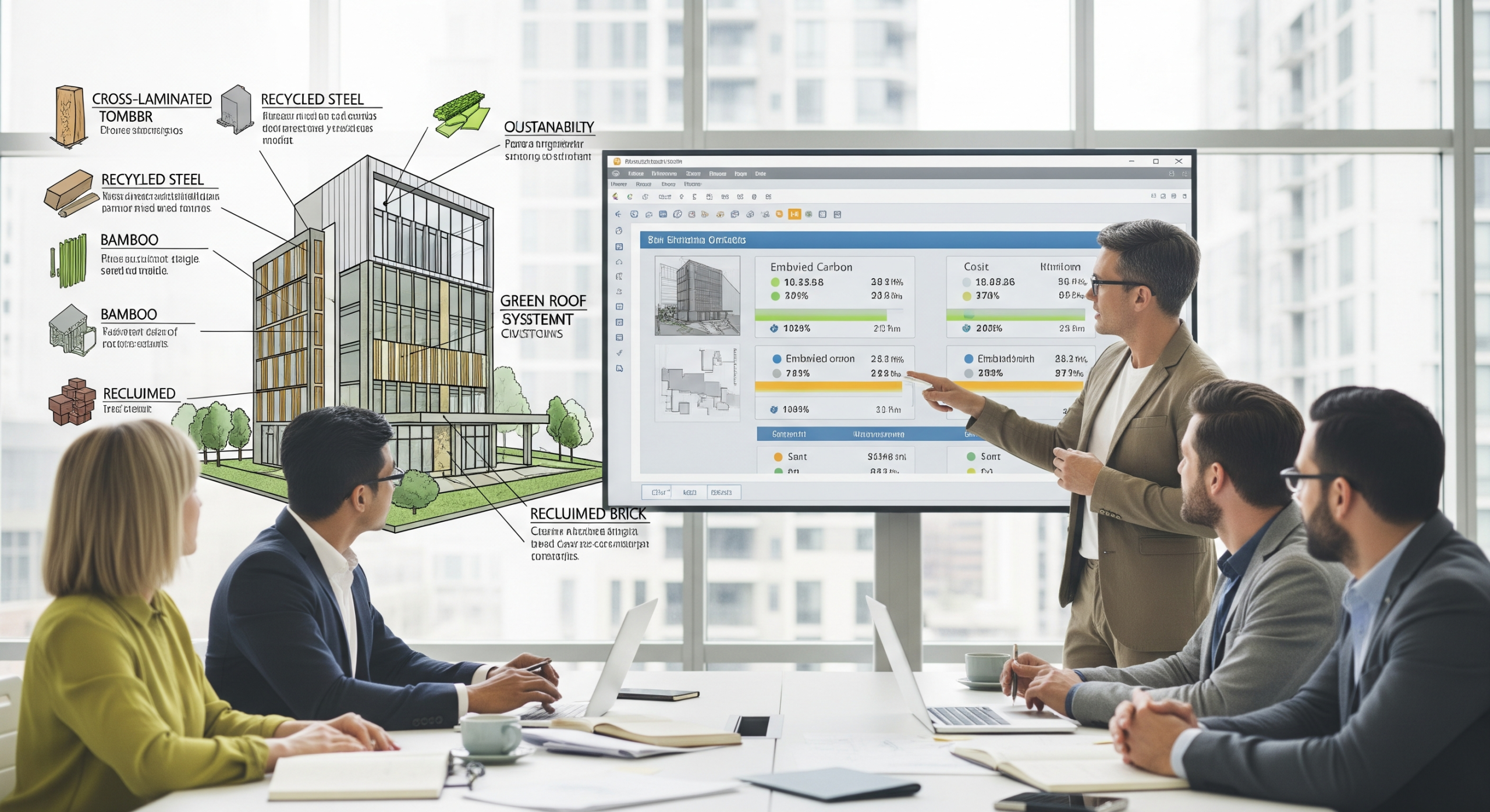 Top Sustainable Building Materials and How BIM Helps Evaluate Them