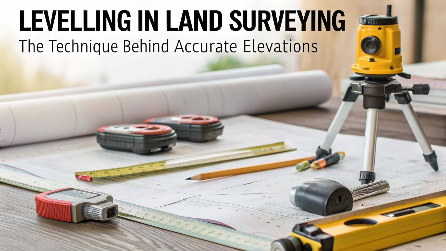 Levelling in land Surveying: The Technique Behind Accurate Elevations