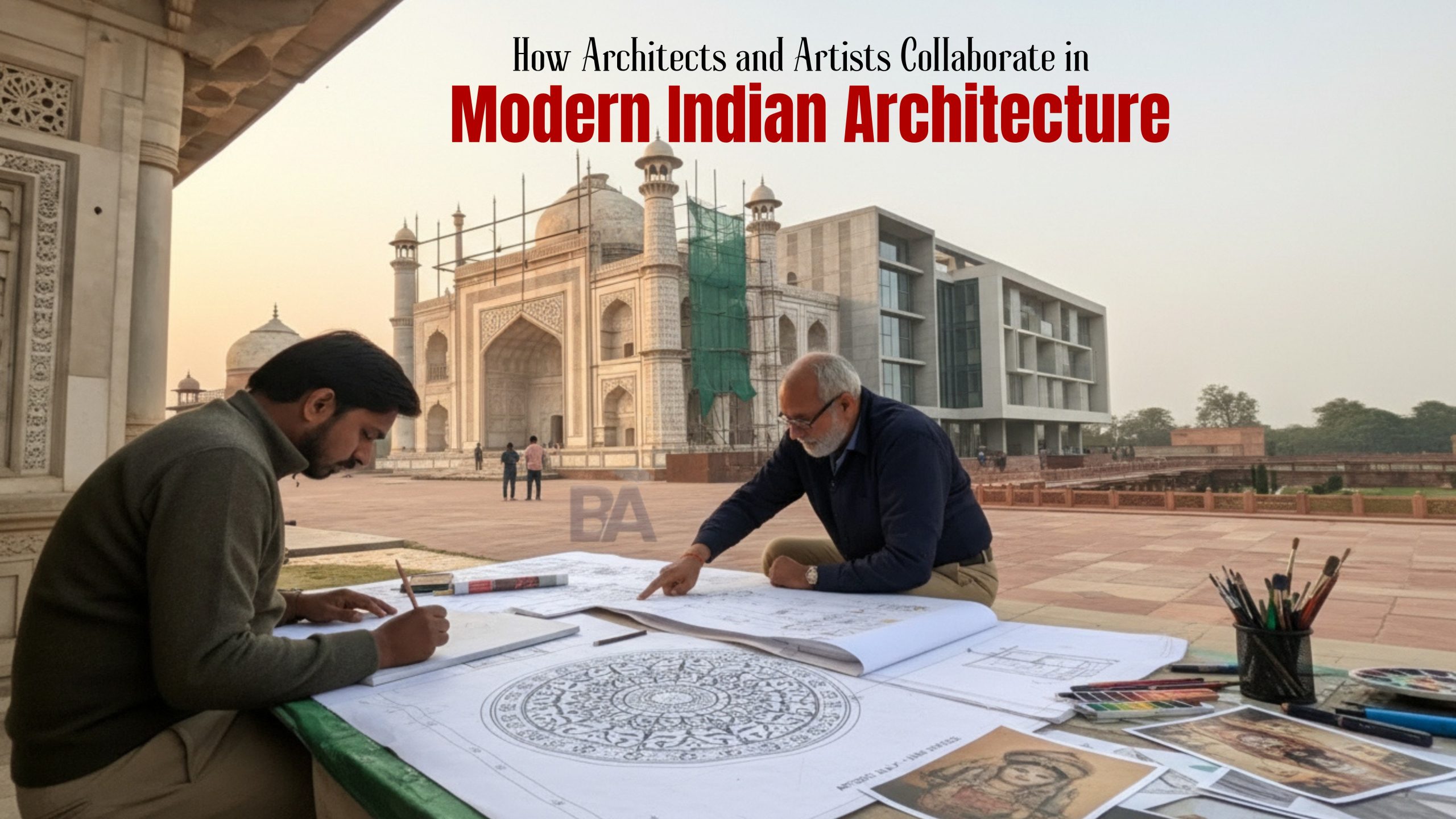 How Architects and Artists Collaborate in Modern Indian Architecture (With Case Studies)