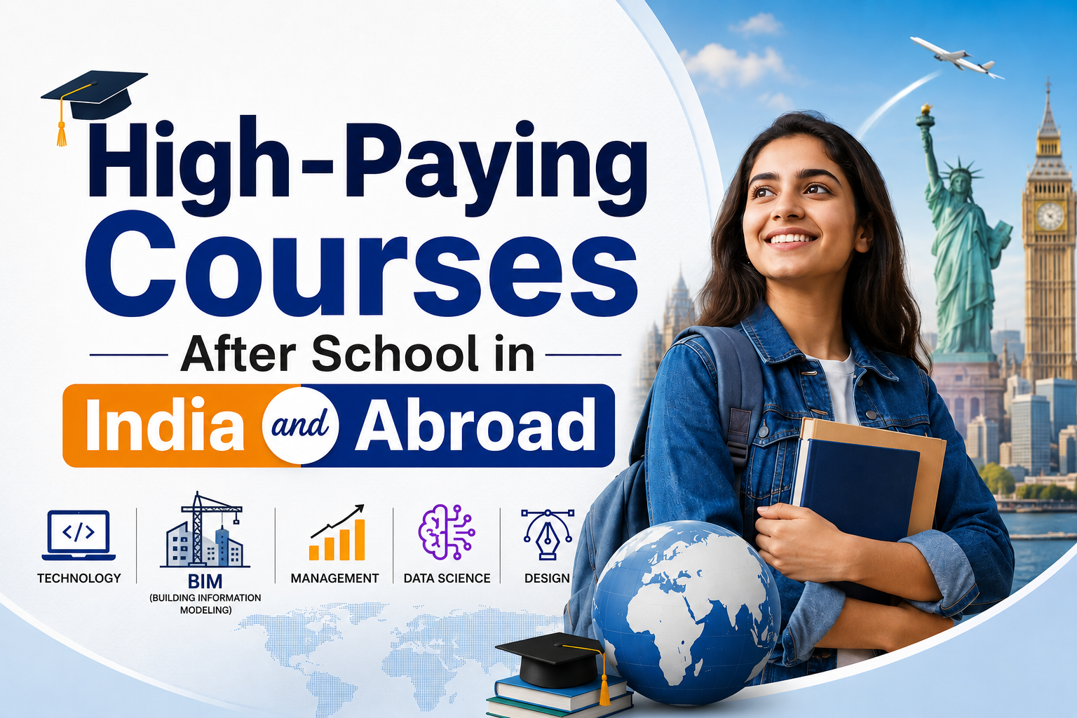 High-Paying Courses After School in India and Abroad