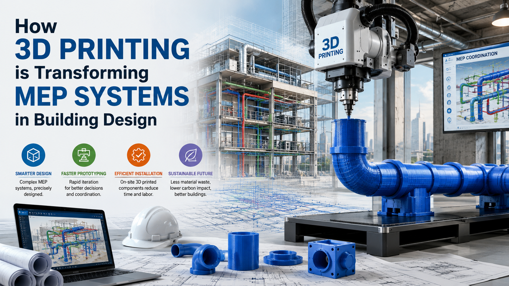How 3D Printing is Transforming MEP Systems in Building Design
